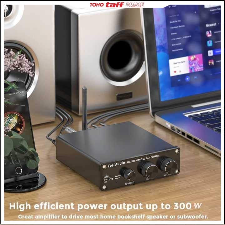Fosi Audio Subwoofer Amplifier Mono Channel 300W TDA7498E - M01-BT