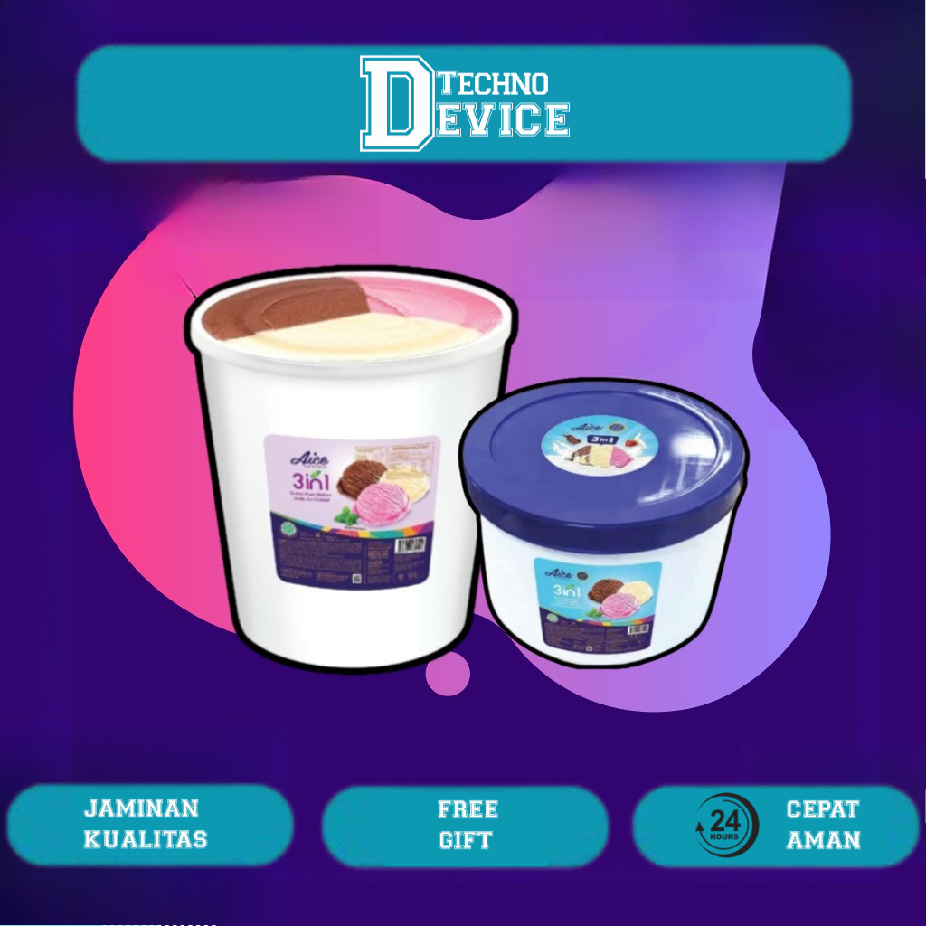 

Es Krim Ember Aice 8 Liter / 5 Liter Ice Cream Aice Es krim Ember / Galon Bisa Instant Best Seller