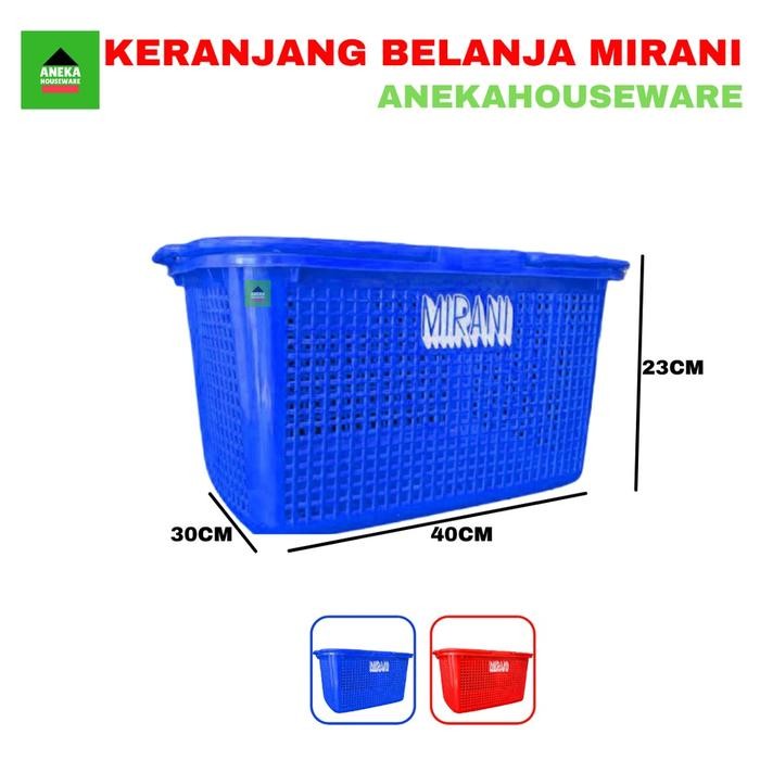 

Keranjang mirani keranjang belanja Pasar Jinjing Pigeon Plastik Shopping Bag - Biru