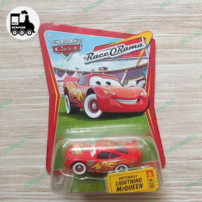 Disney Pixar Cars Diecast - WHITEWALLS LIGHTNING MCQUEEN