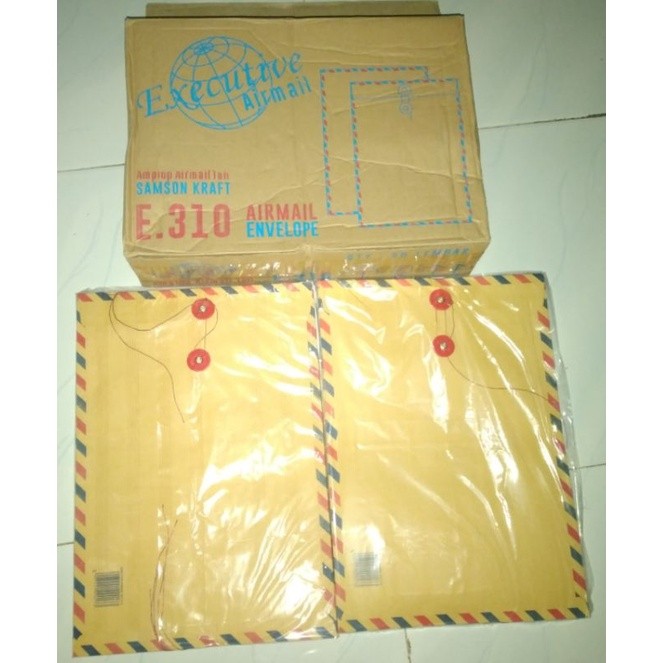 

[MSS] Amplop Coklat Tali 310 Ukuran Folio ( pcs )