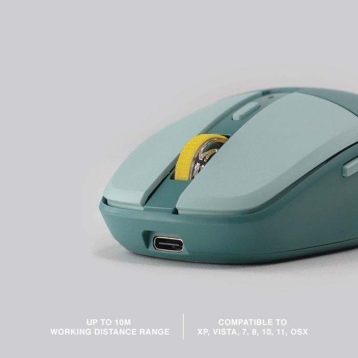 MOUSE WIRELESS REXUS Q10 NAVA RECHARGEABLE