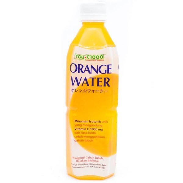 

You C 1000 ORANGE Water Botol PLASTIK 500ml 1 Pcs