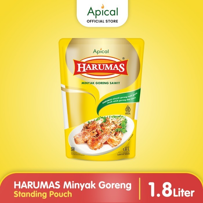 

HEMAT! HARUMAS Minyak Goreng Standing Pouch 1.8L