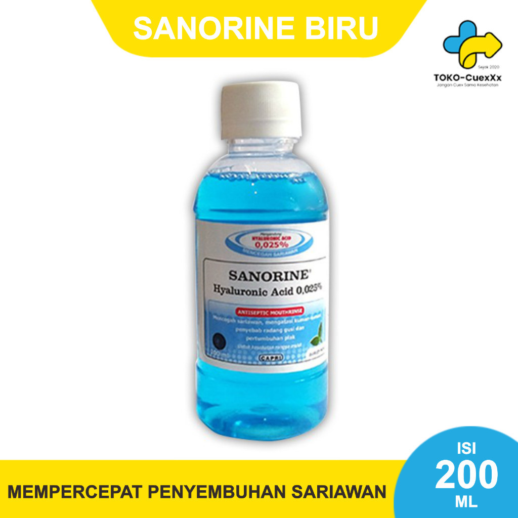 SANORINE BIRU  OBAT PENCEGAH SARIAWAN 200 ML