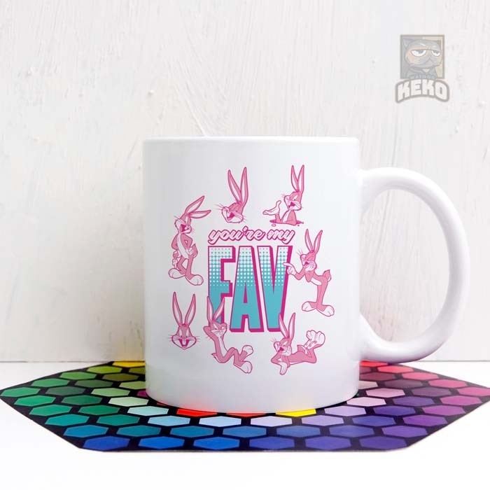 Mug Keramik BUGS BUNNY You re My Fav Giant Coffee Keko