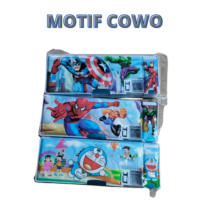 

TERLARIS! Kotak Pensil 3D Tempat Pensil Timbul Karakter Lucu Tempat Penyimpanan - Motif Cowo