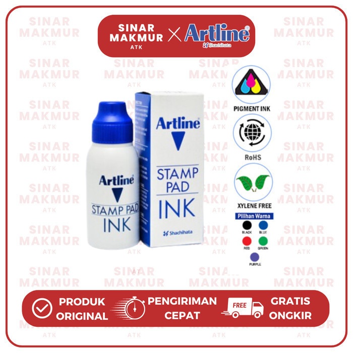 

Stamp Pad Ink/Tinta Stampel/Stempel Artline Warna (Botol)