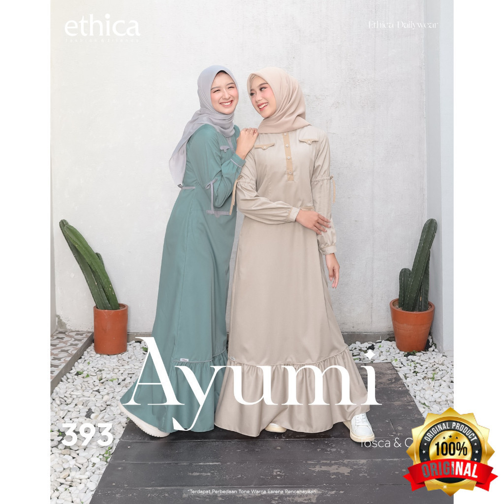 ESP - Ethica Dress Daily Ayumi 393 Baju Muslim Wanita Original