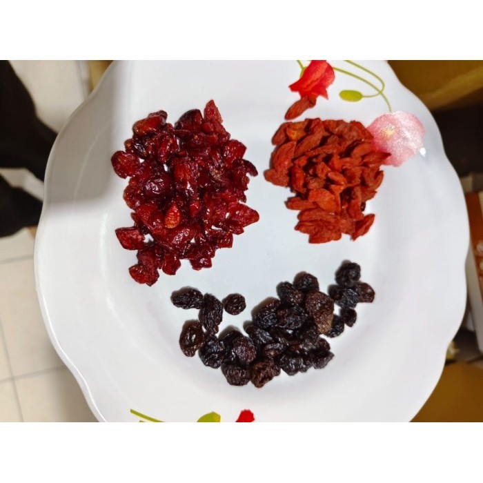 

JG 500gr Mix Buah Kering Cranberry, Raisin, & Goji Berry