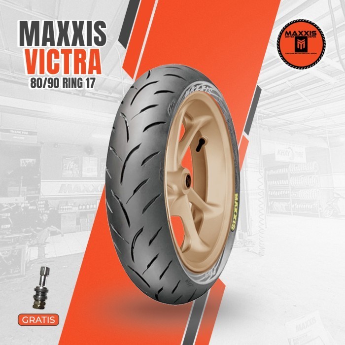 Ban Ring 17 Tubeless MAXXIS VICTRA 80/90-17 Tubeless Original Maxxis