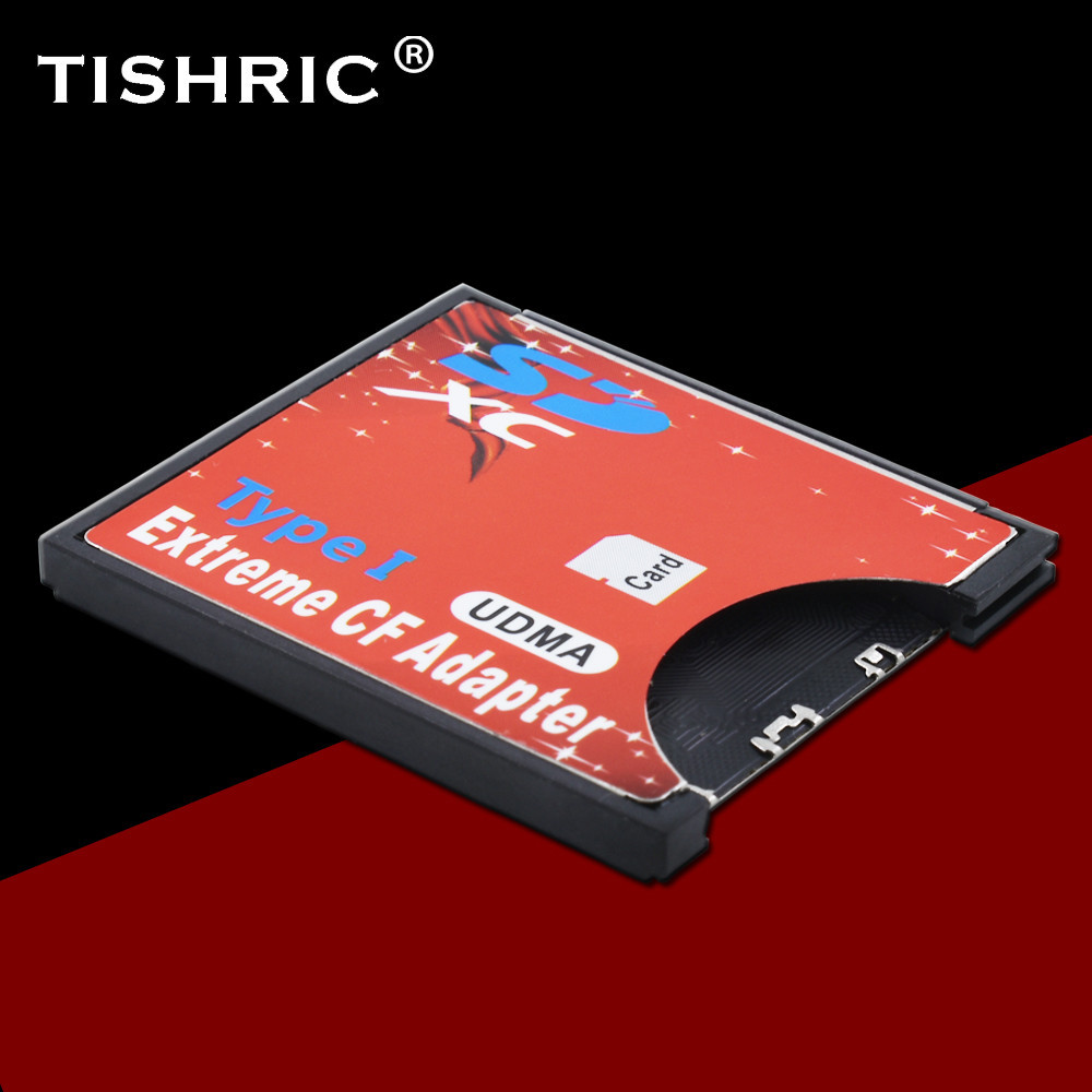 TISHRIC Adaptor Kartu SD WiFi Berkualitas Tinggi CF SDHC SDXC Pembaca Kartu Memori Tipe Flash untuk 