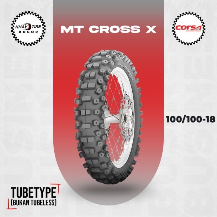 Ban Motor Trail CORSA MT CROSS X 100/100 Ring 18 Non Tubeless
