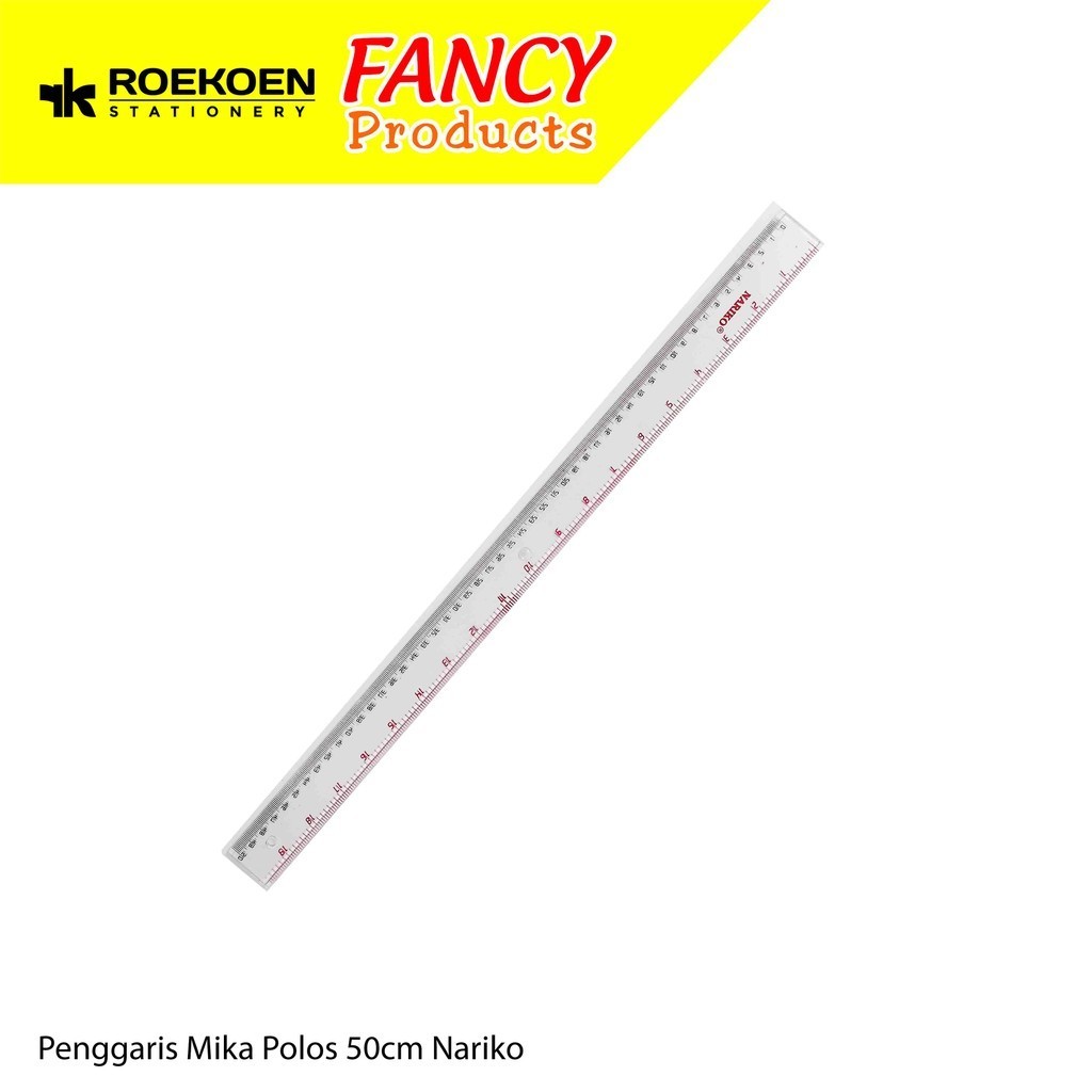 

Nariko Penggaris Plastik 50cm Polos