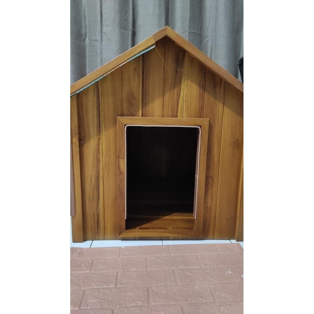 KANDANG ANJING / KUCING KAYU JATI MURAH KUALITAS MEWAH