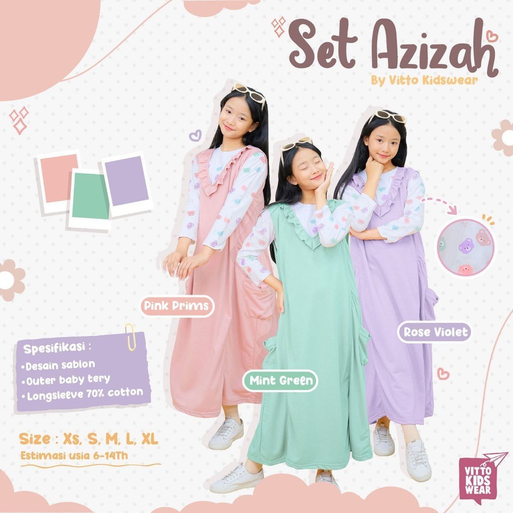 Setelan Azizah by Vitto Kidswear
