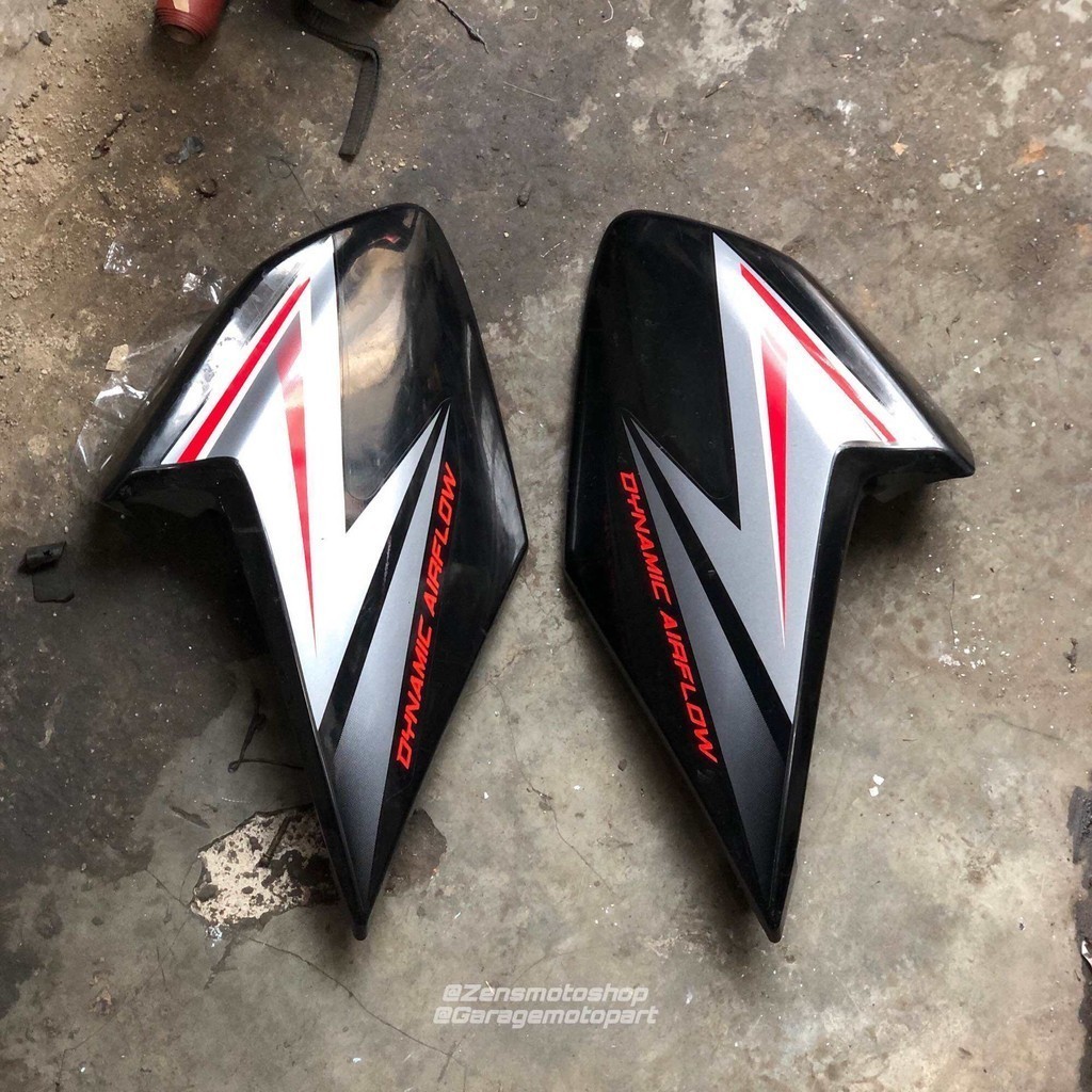 Shroud Sayap Tangki Verza 150 Hitam Ori Copotan