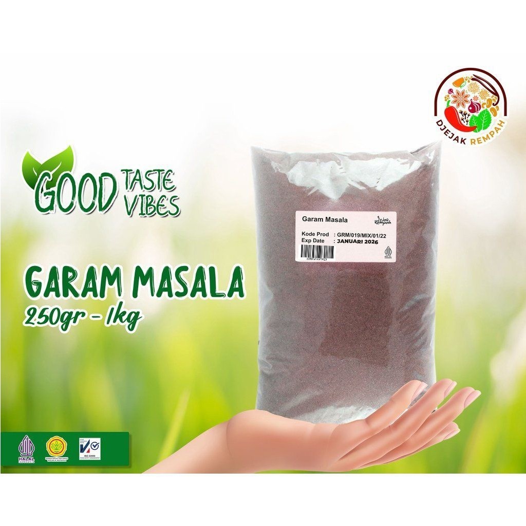 

Garam Masala / Garam Masala India/Garam Masala Powder (Kemasan 100 Gr - 500 Gr) Bubuk Marinasi Instan 100% rempah murni