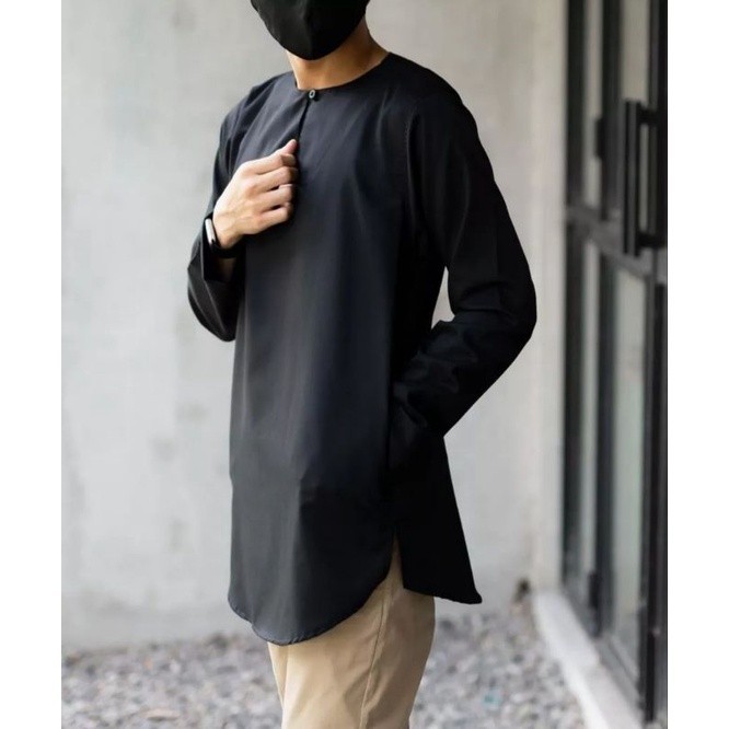 TERMURAH- KOKO KURTA PRIA DEWASA TANPA KERAH BAHAN KATUN TOYOBO