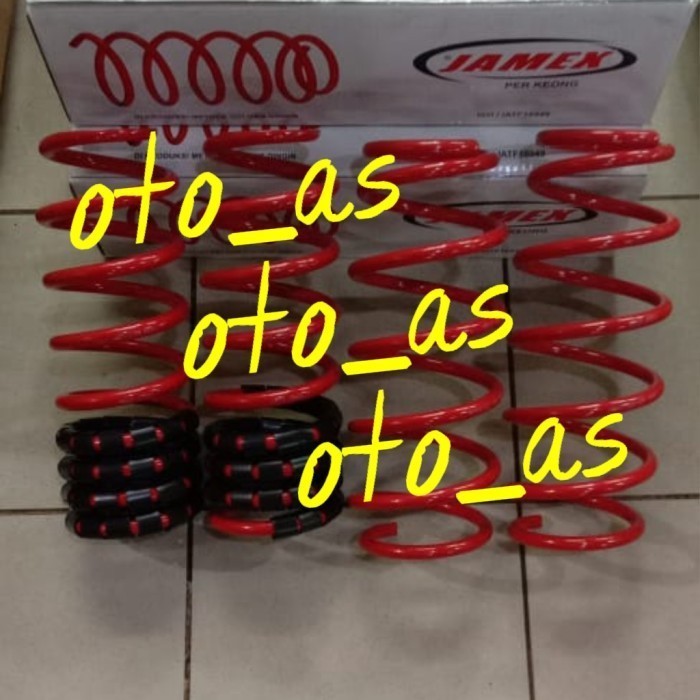 PAKET PER CEPER LOWERING KIT JAMEX PREMIUM ALL NEW AVANZA / ALL NEW VELOZ / ALL NEW XENIA 2022-ON DE