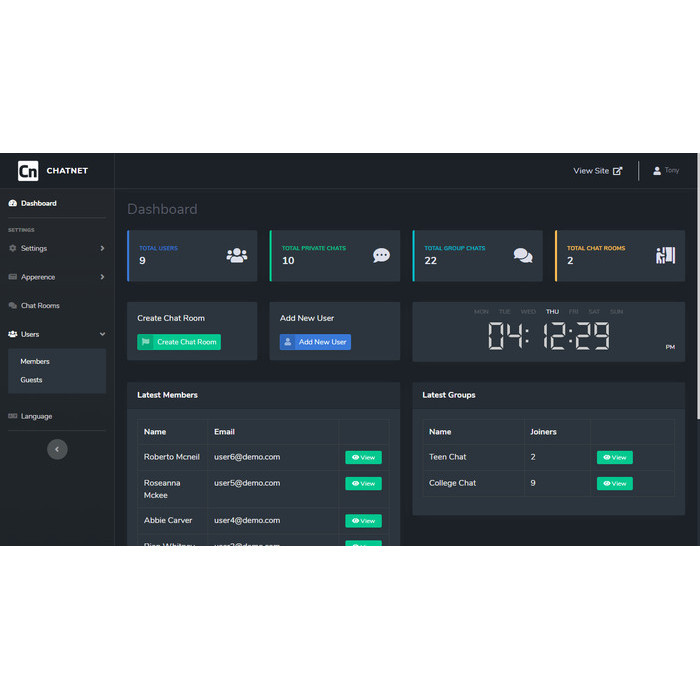Software Aplikasi PHP Chat Room & Private Chat Script by ChatN