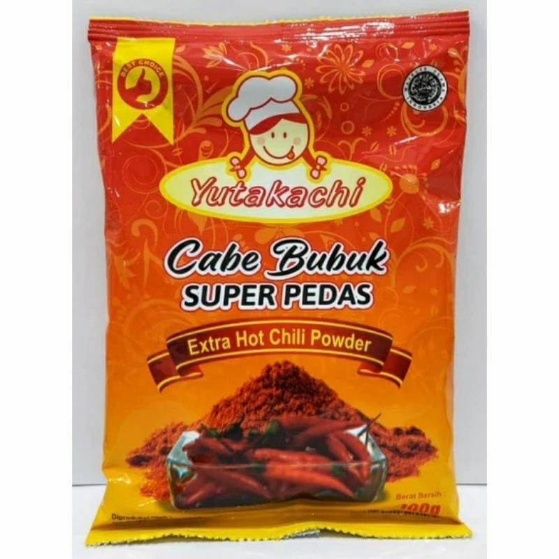 

Yutakachi Cabe Bubuk Ekstra Hot Chilli Powder 100gr
