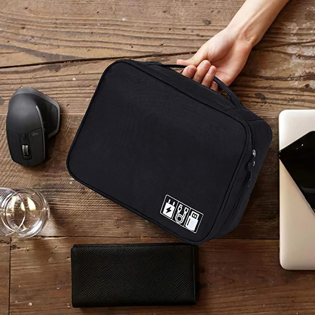 

YIWU RUNHUI Tas Organizer Gadget Storage Bag Waterproof 24.5x18.5x10cm - CT062