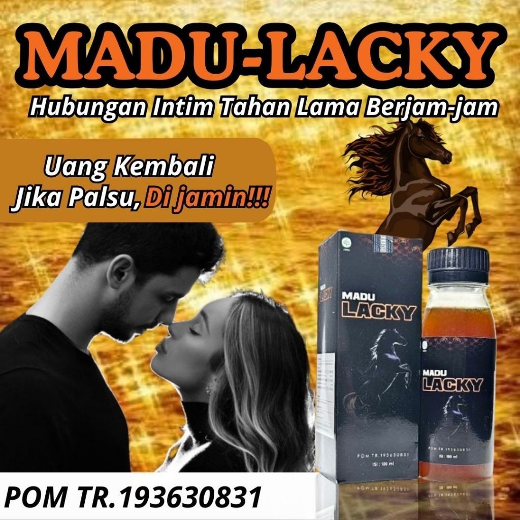 

PROMO TERLARIS MADU LACKY STAMINA PRIA TAHAN LAMA 100% original BPOM & Halal