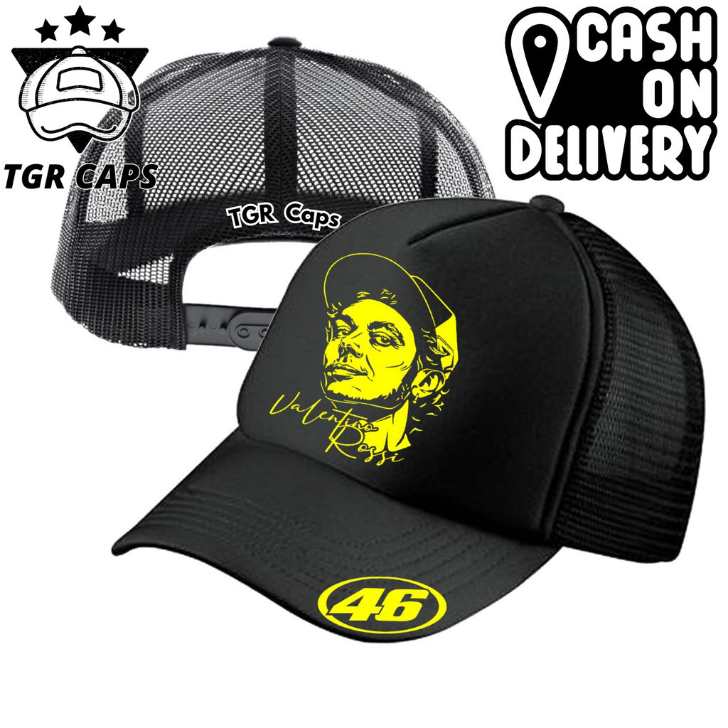 TGR Caps Topi Trucker VALENTINO ROSSI - Topi Distro VALENTINO ROSSI Logo - Topi VALENTINO ROSSI Prem