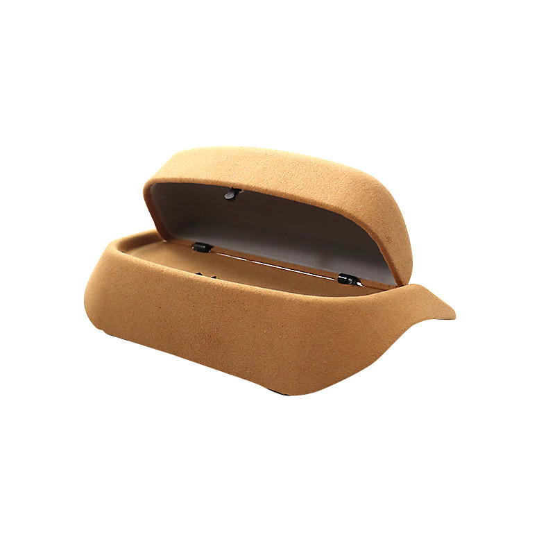 Car Sunglasses Box Holder Organizer Suede Car Roof Handle Glasses Storage Box Case For lexus ES200 2