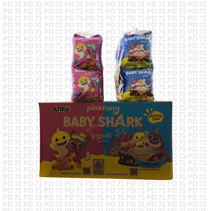 

Snack Baby Shark Kemasan Dus Isi 40 Pcs