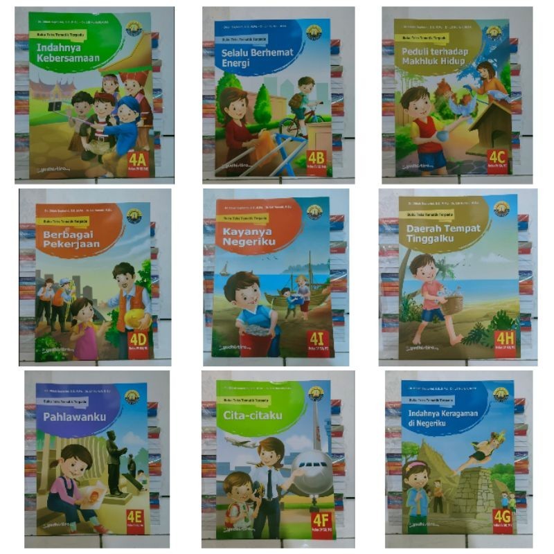 PROMO Buku Tematik Terpadu 4A 4B 4C 4D 4E 4F 4G 4H 4I Revisi Yudhistira