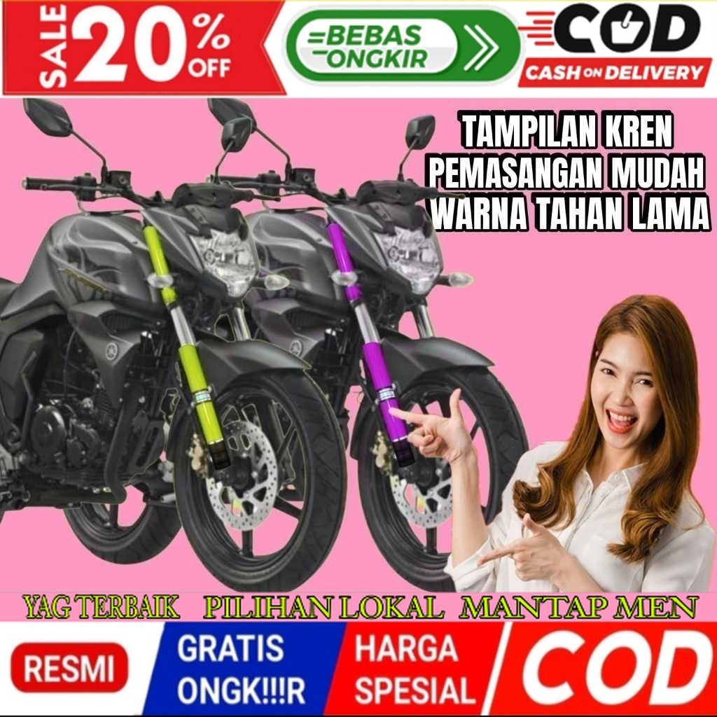 Aksesoris Motor, Cover shock Byson Atas Bawah