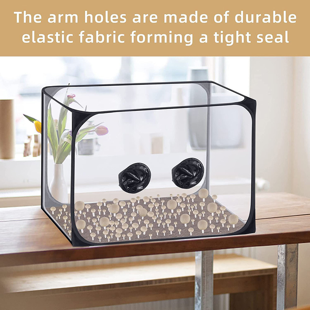 Mushroom Still Air Box Pop Up Mushroom Grow Tent Kit Portable Growing Container For Horticulture Sup