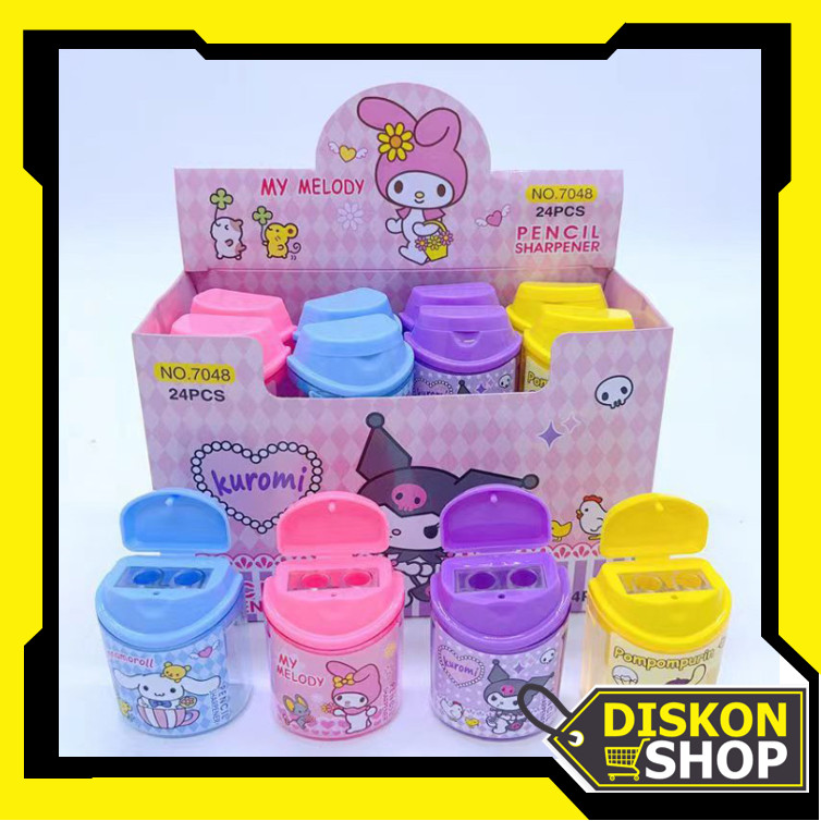 

Diskon Shop - S6398 Peraut Pensil 2 Lubang / Rautan Pensil Karakter Lucu / Pencil Sharpener Anak / Alat Sekolah Peraut Unik