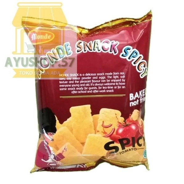 

MONDE SNACK GOLD 60GRAM - SPICY - AYUSHOP57