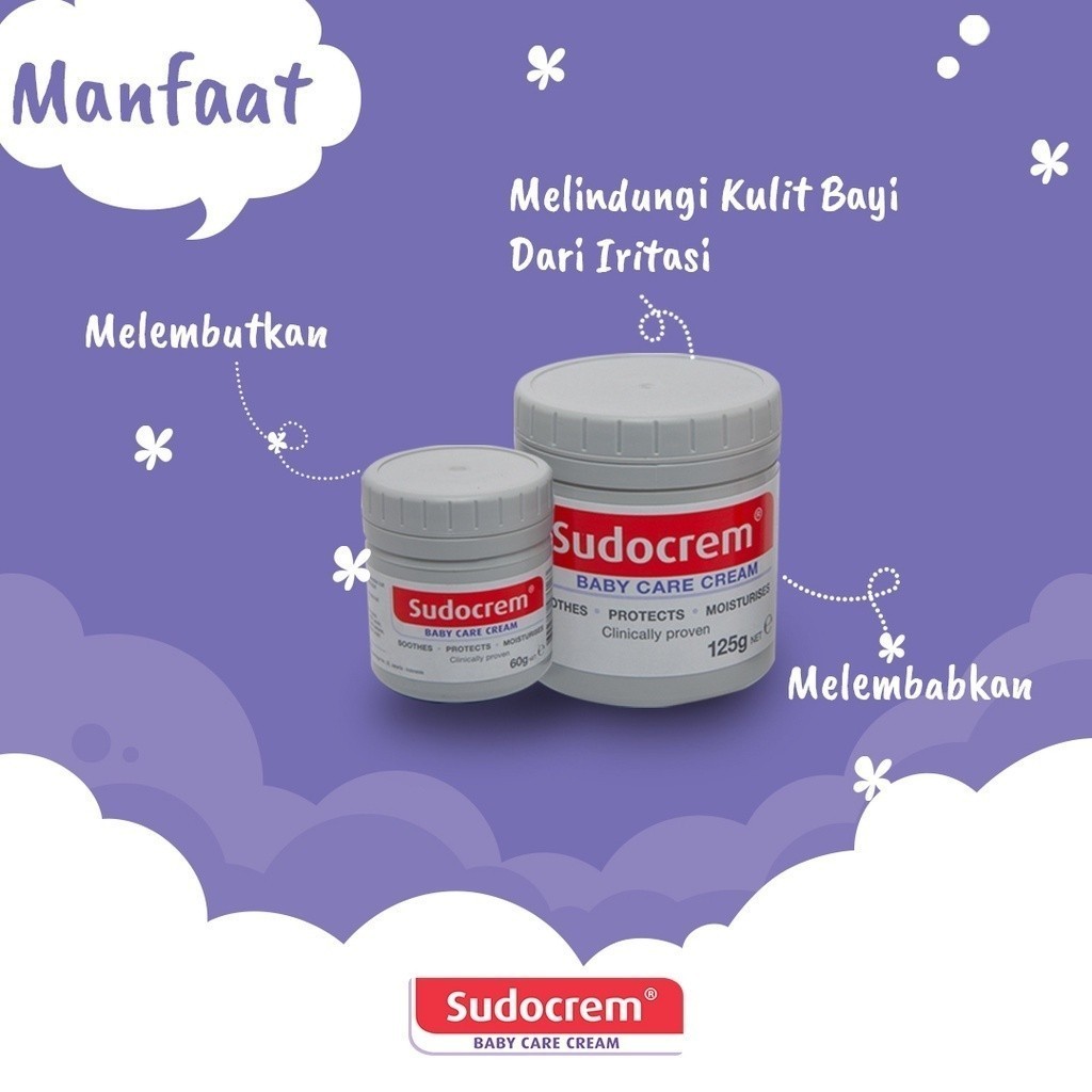 Sudocrem Sudocream Baby Care Cream 60 gram 125 gram tube Skincare