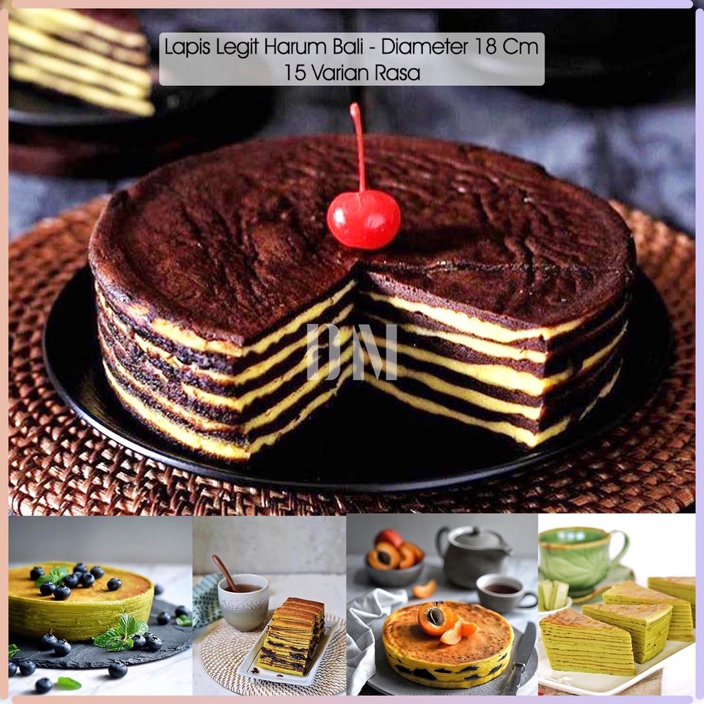 

Lapis Harum Bali Cake Prunes Legit Spekuk Original Premium Aneka Rasa Pandan Coklat Keju Belang Butter Wijsman Durian Nanas Bulat 18cm