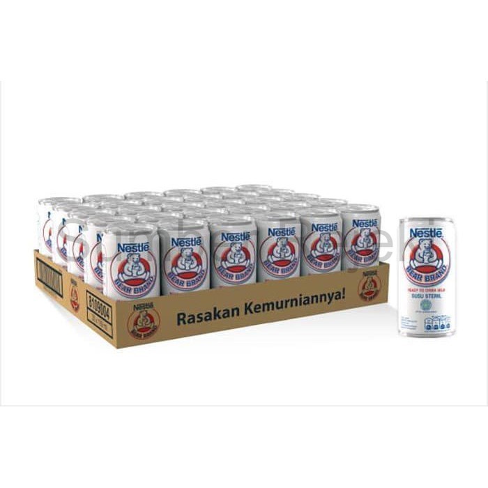 

BEAR BRAND SUSU BERUANG 189ML 1 KARTON ISI 30PCS | SUSU BEAR BRAND