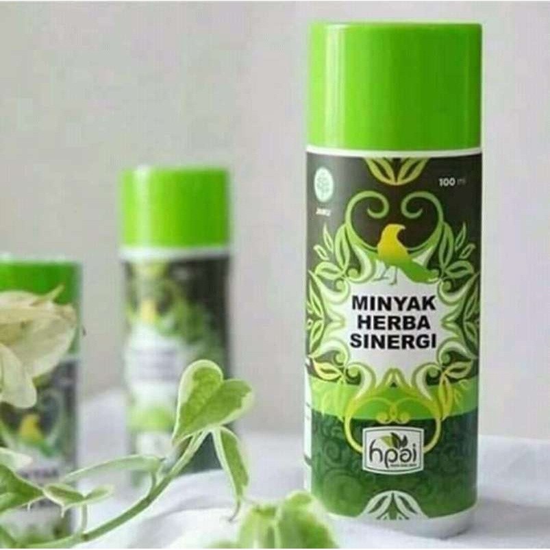 

Minyak Herba Sinergi (MHS) / pijat urut luka gosok gatal asli hni hpai / Herbal Burung Bubut / butbut HPAI bpom