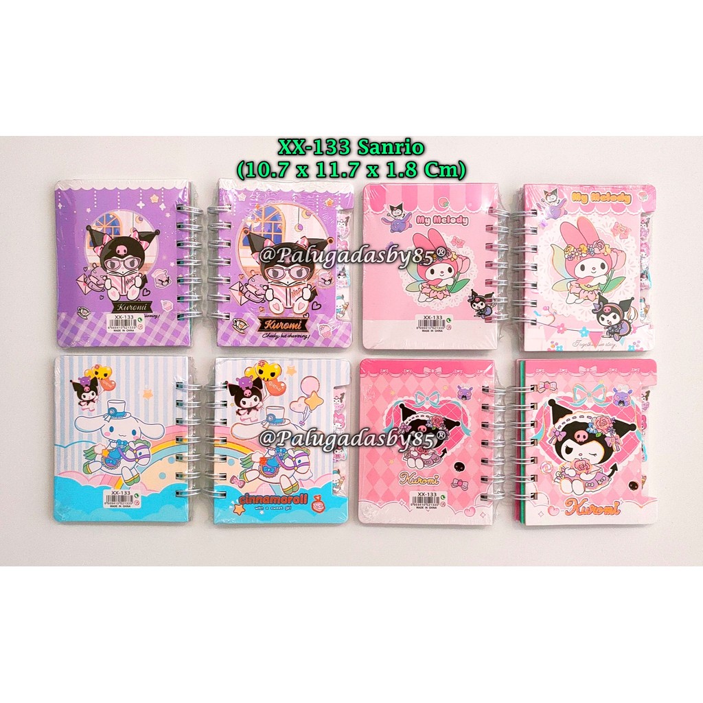 

(1 Biji) Buku Spiral Sanrio 62 Lembar 10.7 x 11.7 x 1.8 Cm / Spiral Book GXIMP XX-133