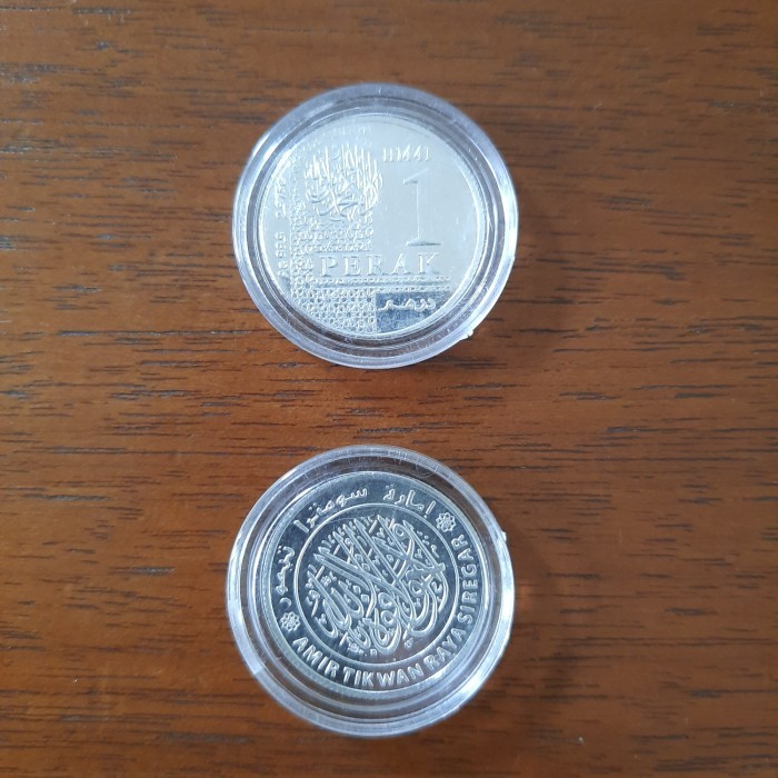 LOGAM MULIA KOIN PERAK 1 DIRHAM WAKALA AMIR TIKWAN FINE SILVER COIN (BS)