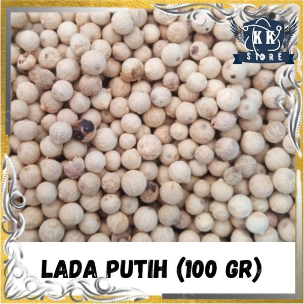 

Biji Lada Putih 100 Gram Murni Original Lada Putih butir bulat Merica Whole White Pepper Original Bumbu Rempah Dapur Masakan TERMURAH TERLARIS