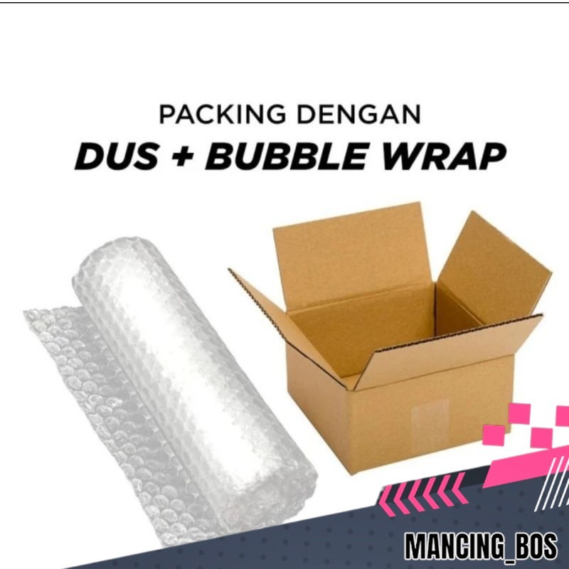 

Ekstra extra bubble wrap untuk paking lebih aman