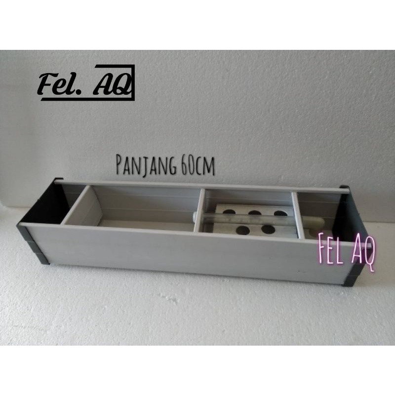 Filter Talang 60 cm Box Aquarium Kolam 60cm