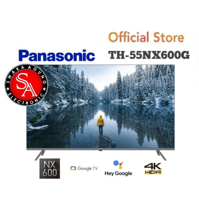Led UHD 4K Google TV 55 Inch Panasonic Type : 55NX600 - Android ( Medan )