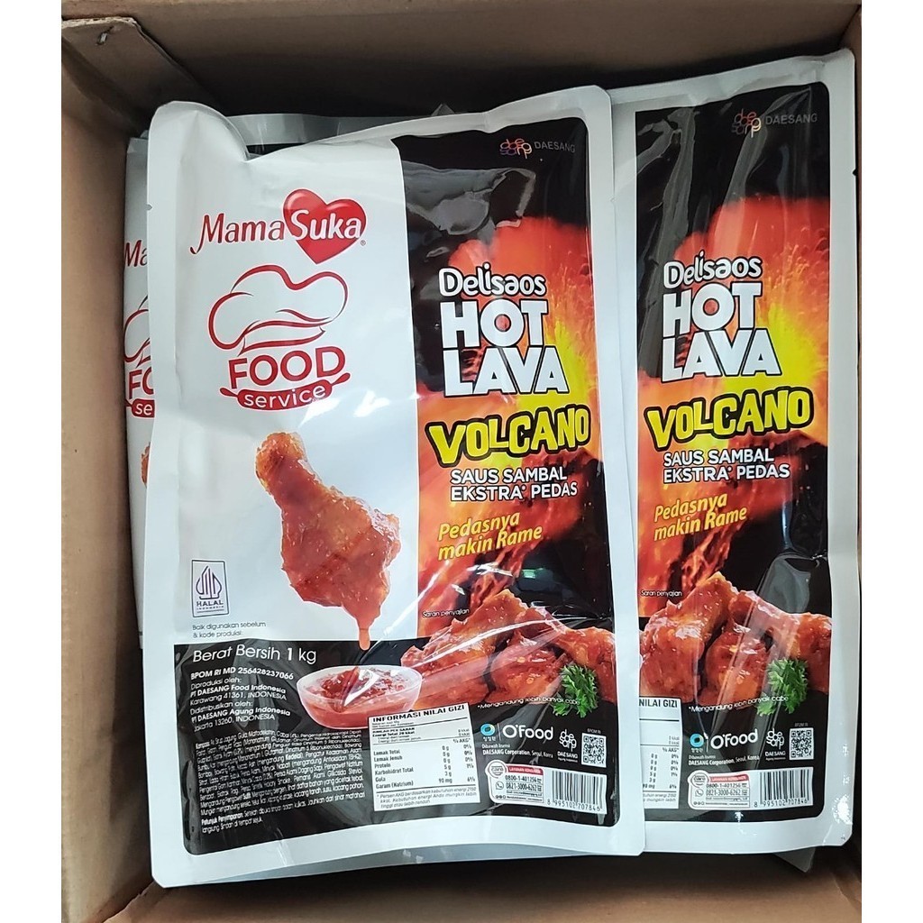 

Mamasuka Hot Lava 1 KG PCS