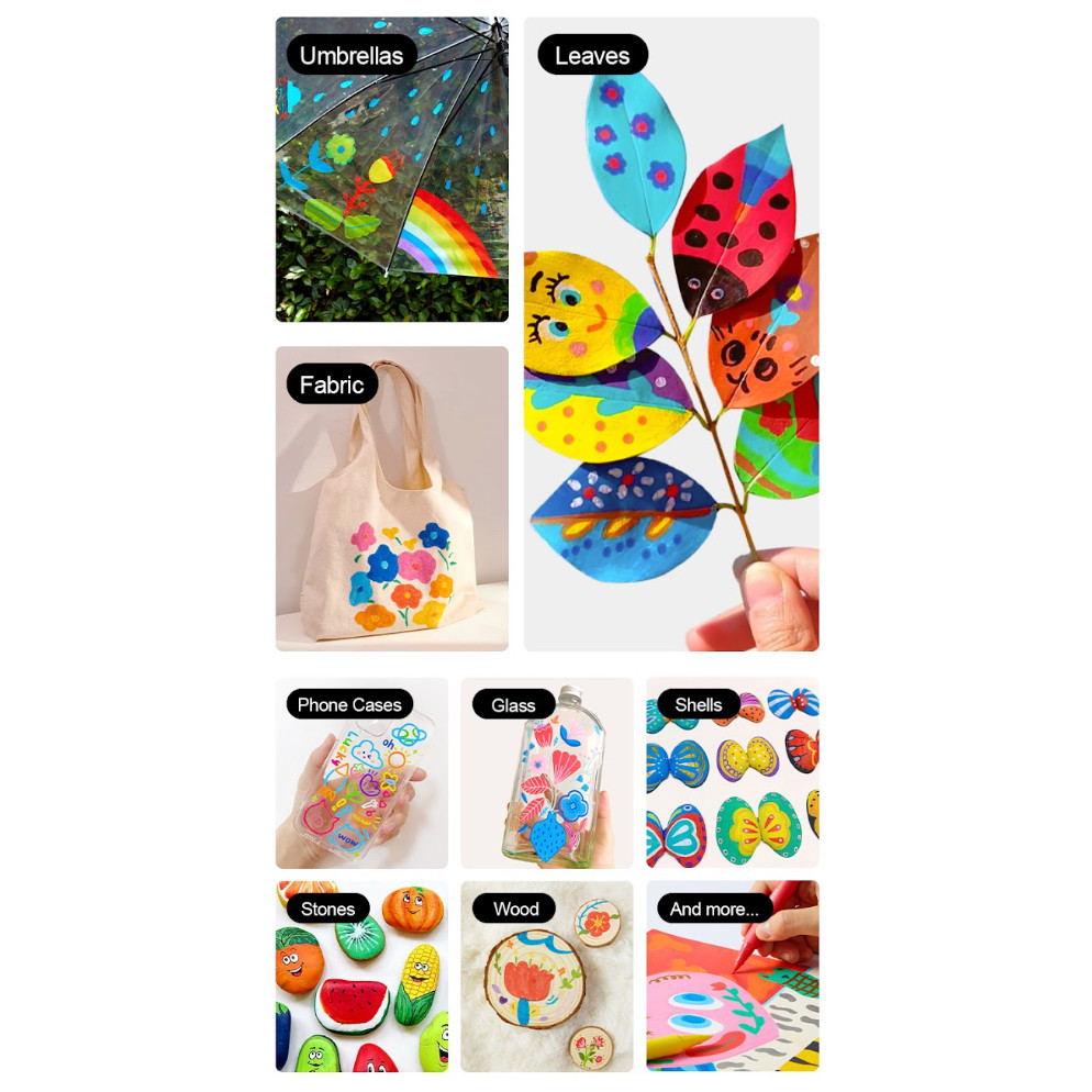 

Mideer Acrylic Marker Spidol Akrilik Lembut Ultra Soft Nib 6 12 pcs Warna Colors Spidol Mewarnai Menggambar Kesenian Nontoxic Mainan Anak Prakarya Color