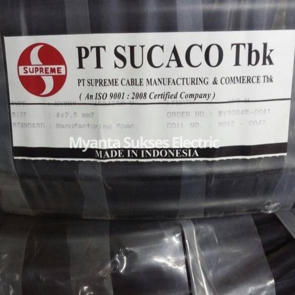 Kabel Listrik NYYHY 4x2,5mm SUPREME Meteran/Potongan/Eceran
