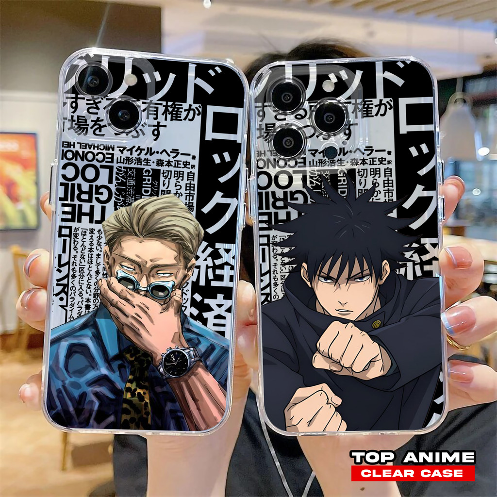Softcase Bening Transparan Xiaomi Poco M3 F4 X3 X3GT M4PRO M5S M3PRO TA415 Jujutsu Kaisen Case HP